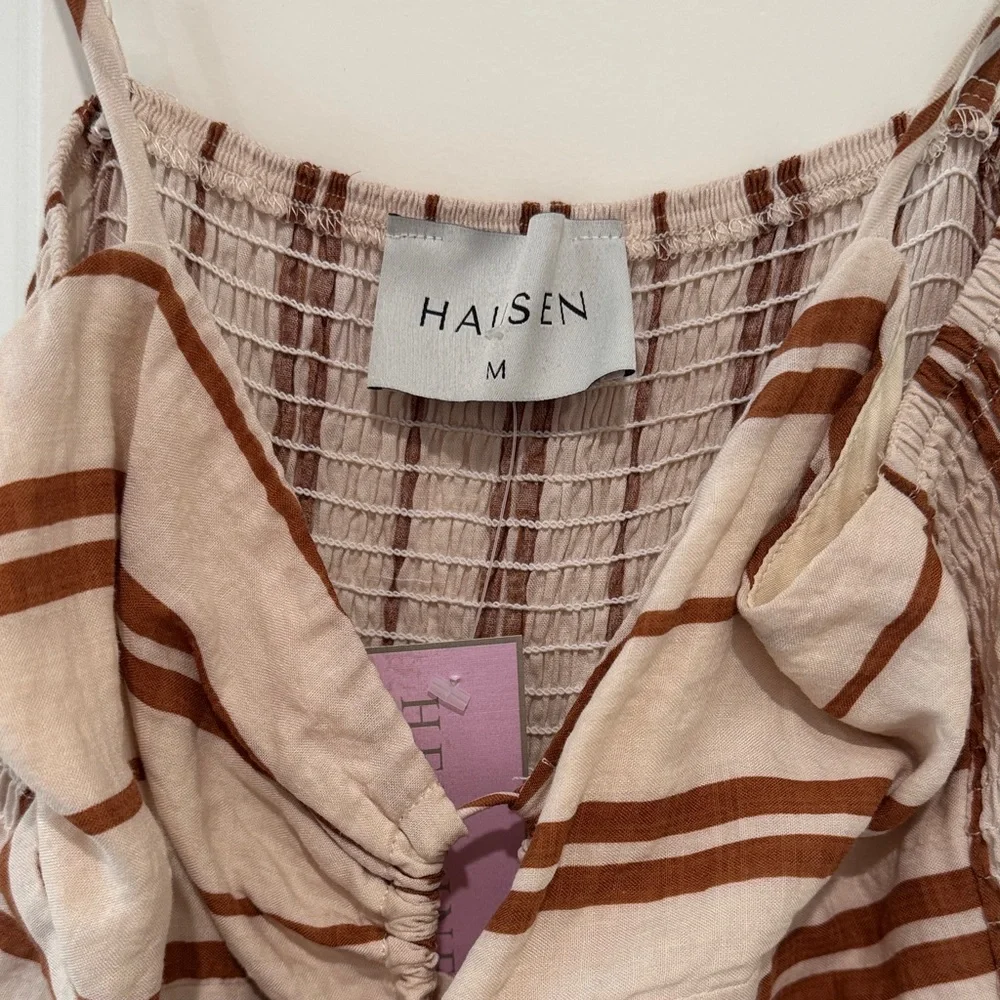 Pink Ruched Ruffled Tiered Mini Sundress - Picture 2 of 2